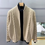 Louis | Double Zipper Design Cardigan Sweater Simple All-match