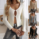 Sixtine | New Hollow Cardigan Long Sleeve Sweaters Women's Clothing