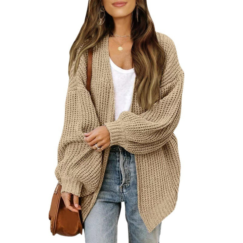 Mackenzie | Loose Retro Sweater Coat Women's Mid-length Knitted Cardigan