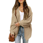 Mackenzie | Loose Retro Sweater Coat Women's Mid-length Knitted Cardigan