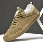 Angelo | Men Low Top Nubuck Leather Sneakers