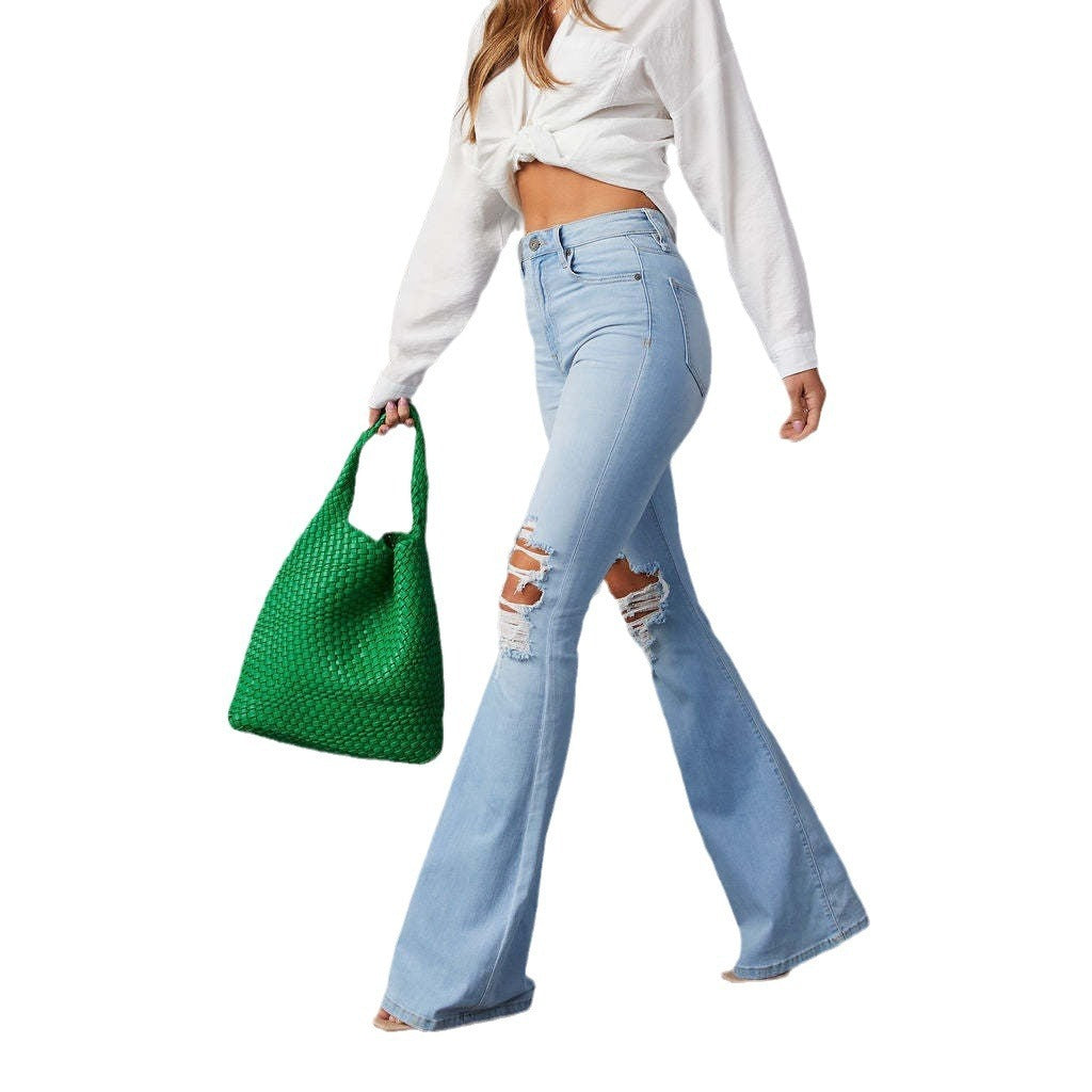 Eva | Fashion Temperament Wide-leg Jeans Women