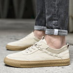 Angelo | Men Low Top Nubuck Leather Sneakers