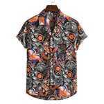 Archer | Men Short sleeved beach shirts men New printed T shirt