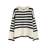 Ella | Youthful Appearance Style Striped Sweater for Women