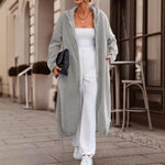 Evelyn | Casual Pure Color Thickened Long Coat For Women