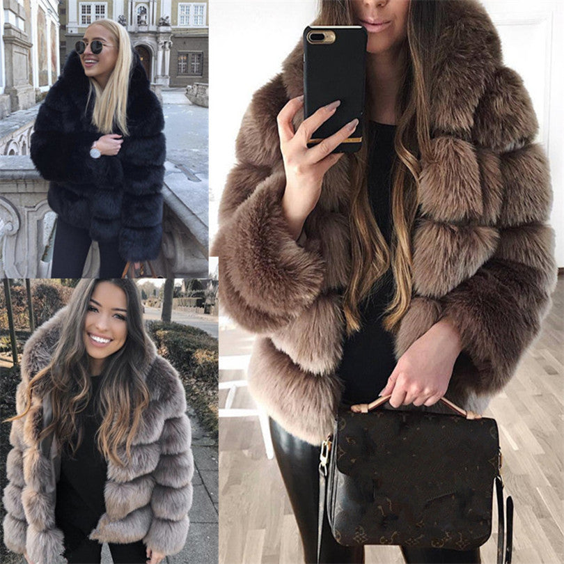 Lucie | Faux fur jacket