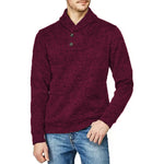 Bryson | Men's Half Cardigan Loose Leisure Pullover Thin Velvet Sweater