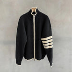 Aiden | Lightly Mature Turtleneck Cardigan Trendy Stand Collar Sweater