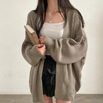 Romane | Loose Mid-length Sweater Coat Women's Knitted Cardigan