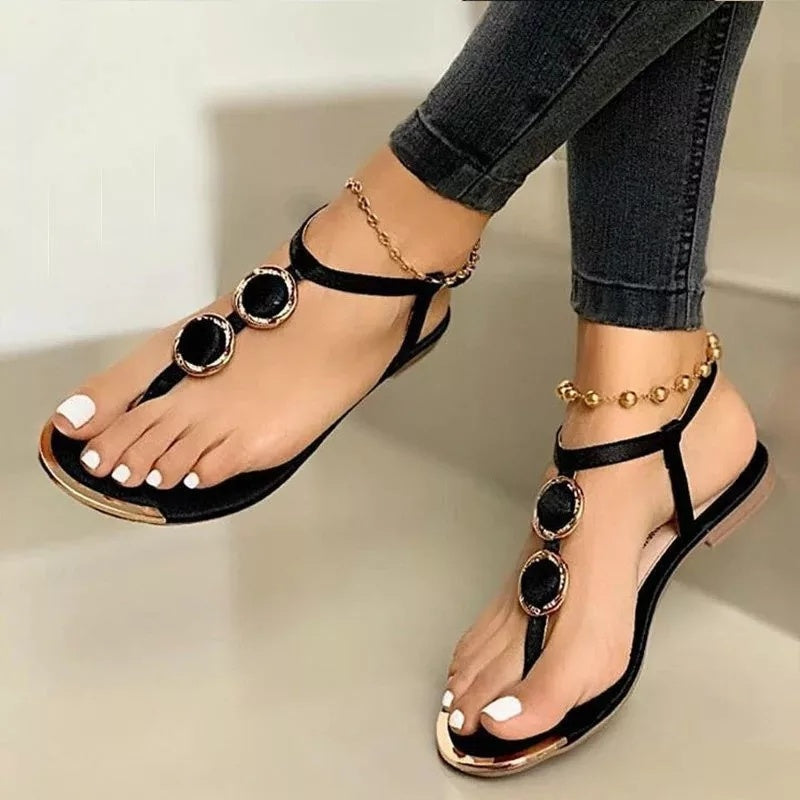 Emy | Women's Flat Sandals Summer Beach Shoes