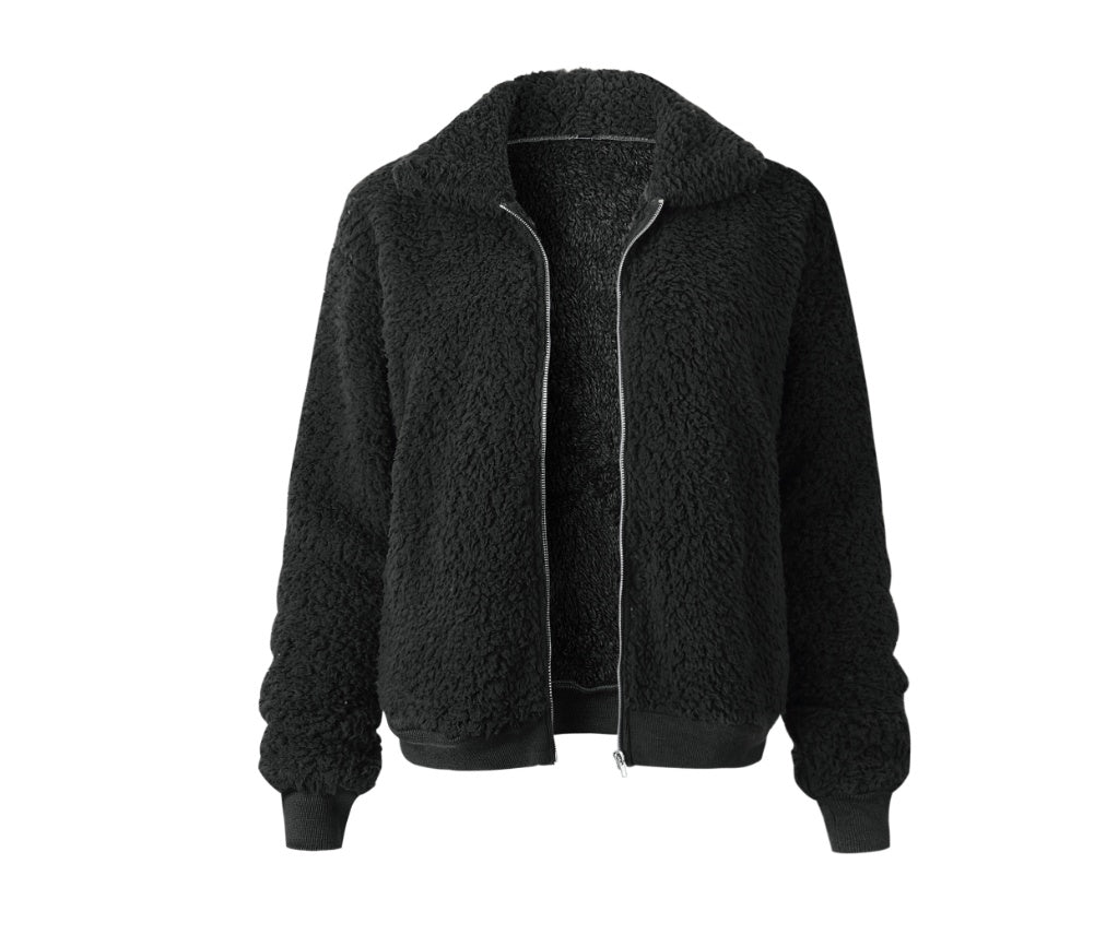 Adelaide | Women's Velvet Thick Lapel Short Jacket