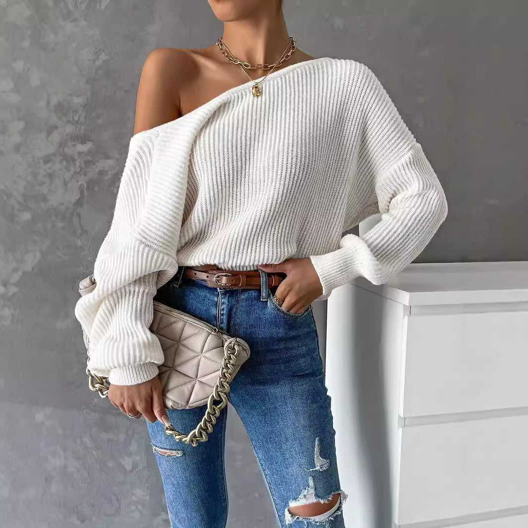 Penelope | Backless Sweater Long Sleeve Long Sleeve Knitted