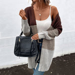 Sophie | Autumn And Winter New Fashion Women's Wear Casual Multicolor Cardigan Mid-length Sweater