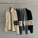 Aiden | Lightly Mature Turtleneck Cardigan Trendy Stand Collar Sweater