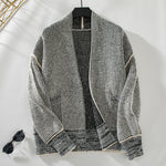 Madison | Women's long-sleeved waffle cardigan coat autumn and winter