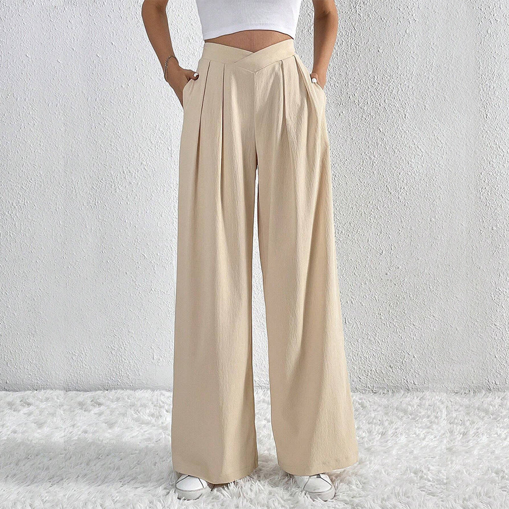 Célia | Women's Casual Wide-leg Pants Loose Trousers