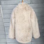 Faye | Luxe Medium-Length Fox Fur Collar Coat