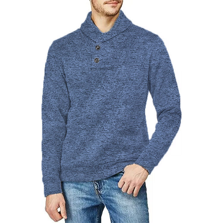 Bryson | Men's Half Cardigan Loose Leisure Pullover Thin Velvet Sweater