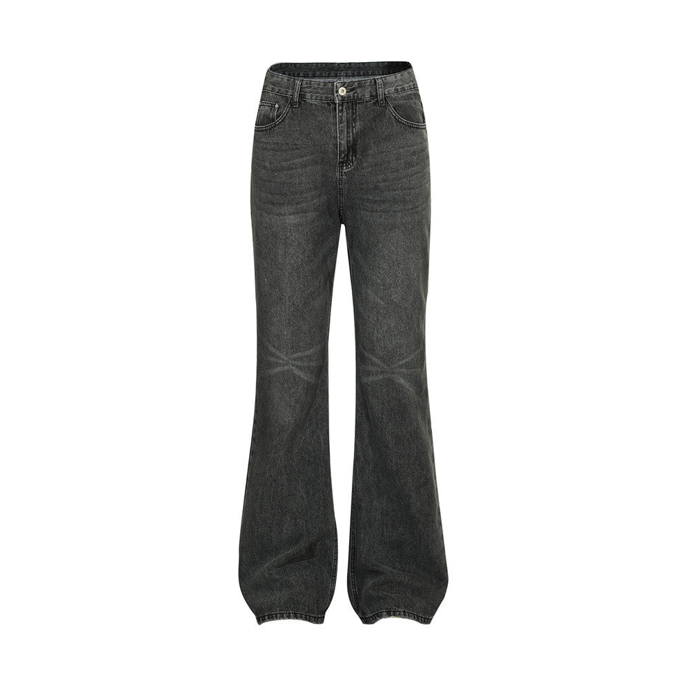 Adrien | Washed White Texture Jeans For Men