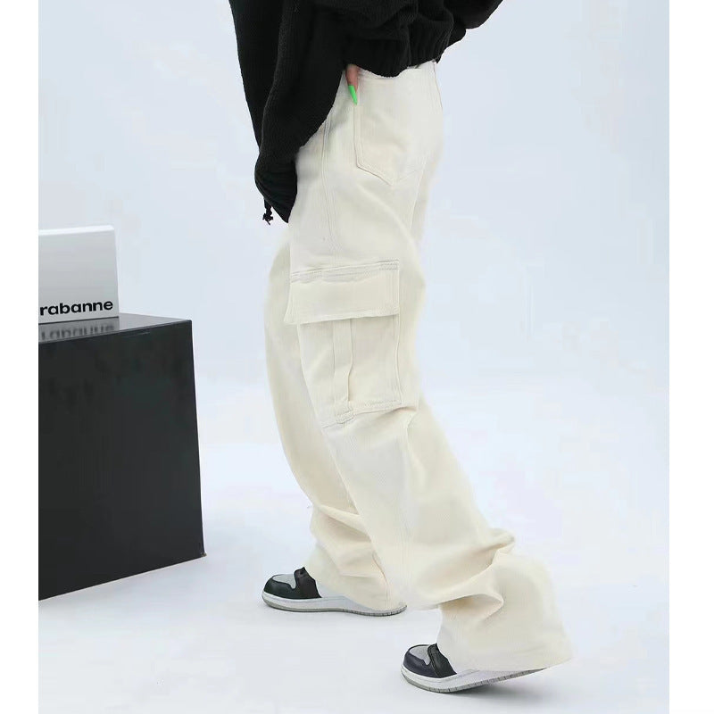 Alec | Loose Large Straight High Waist Casual Wide Leg Pants