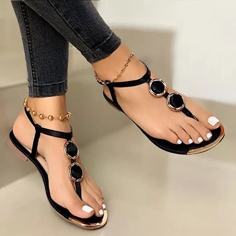 Emy | Women's Flat Sandals Summer Beach Shoes