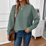 Thaïs | Simple Women's Knitted Sweater Pullover