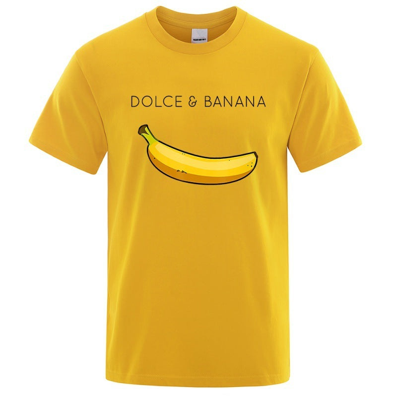 Doudou | Dolce Banana Fashion Print Men T-shirts