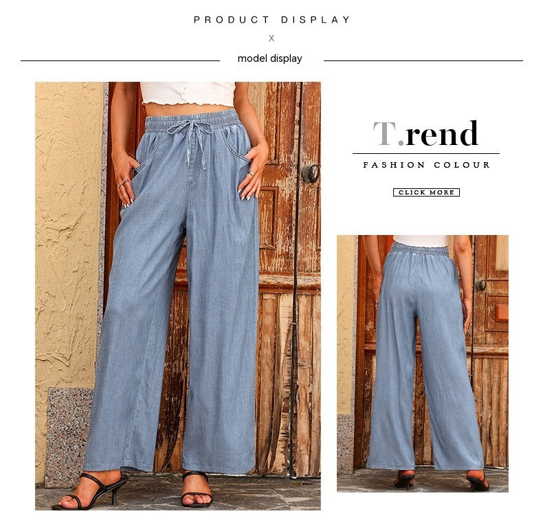 Hélène | Women's Wide Leg Summer Jeans