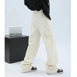 Alec | Loose Large Straight High Waist Casual Wide Leg Pants