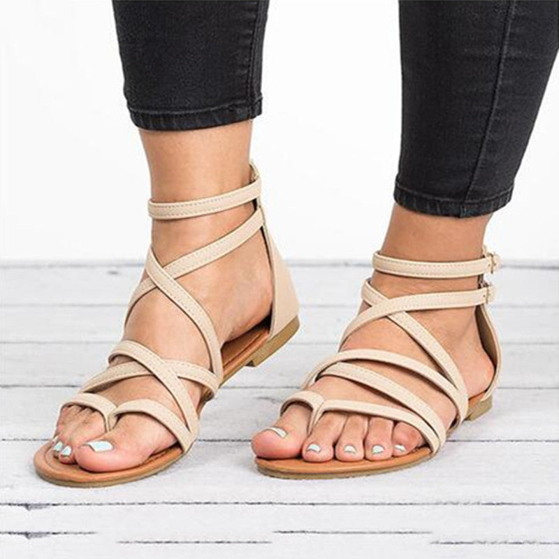 Céleste | Women's Fashion Simple Cross Strapped Sandals