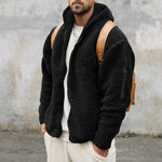 Noah | Men's Hooded Jackets Autumn Winter Double-sided Fleece Warm Zipper Coat