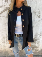 Sophia | Lapel Long Sleeve Cardigan Jacket