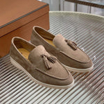 Alexa | Fashion Suede Tassel Slip-on Loafers