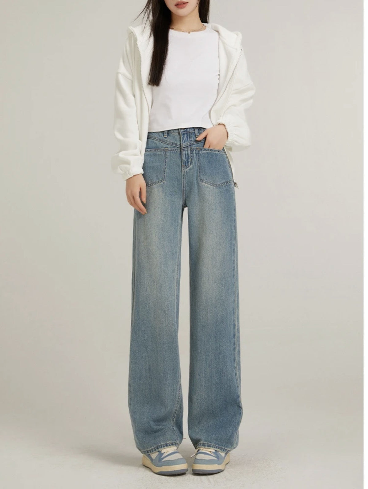 Alice | Fashion Personality Wide Leg Jeans For Women