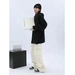 Alec | Loose Large Straight High Waist Casual Wide Leg Pants