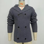 Maxime | Solid Color Long Sleeve Knitted Coat Men