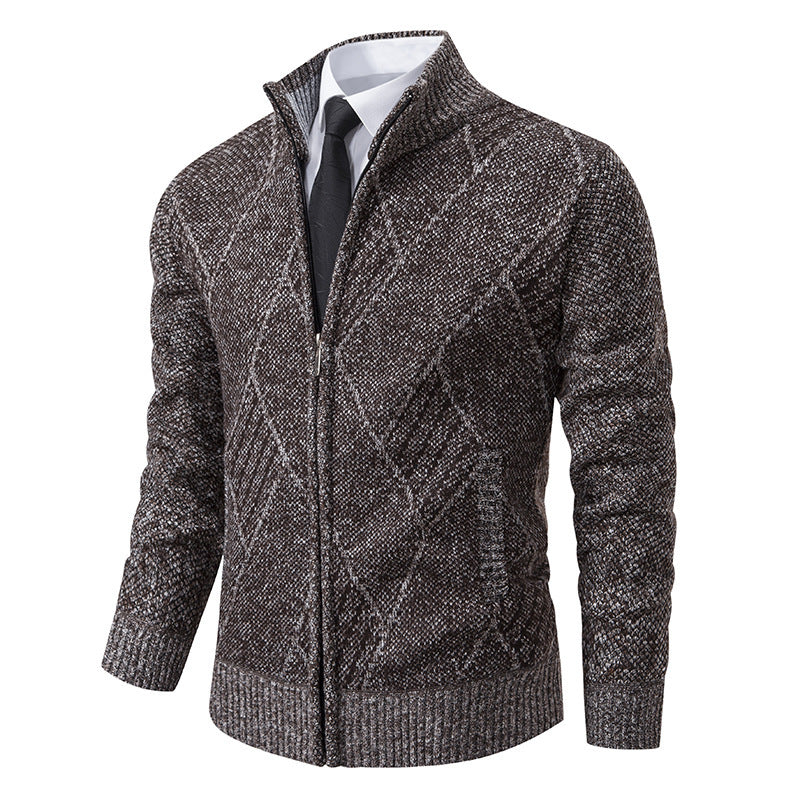 Brett | Men's Casual Slim-fit Stand Collar Sweater