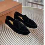 Alexa | Fashion Suede Tassel Slip-on Loafers