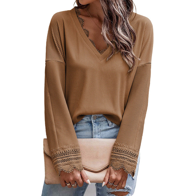 Carmen | Simple All-match Solid Color Sweater