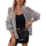 Madison | Women's long-sleeved waffle cardigan coat autumn and winter