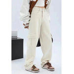 Alec | Loose Large Straight High Waist Casual Wide Leg Pants