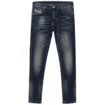 Timéo | Men's Retro Elastic Slim Fit Small Straight Leg Jeans