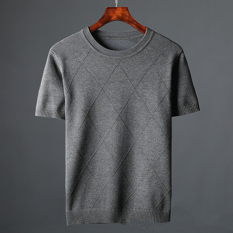 Carl | Men's Short Sleeve Fashion Spring And Summer Knitted