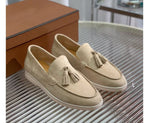 Alexa | Fashion Suede Tassel Slip-on Loafers