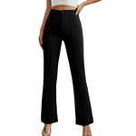 Victoire | Small slimming straight pants with matching elastic belt