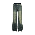 Adrien | Washed White Texture Jeans For Men