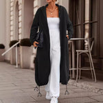 Evelyn | Casual Pure Color Thickened Long Coat For Women