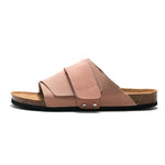 Leo | Couple Beach Wear Leather Surface Cork Sandals