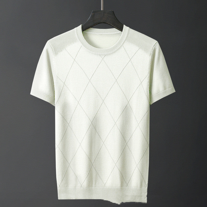 Carl | Men's Short Sleeve Fashion Spring And Summer Knitted